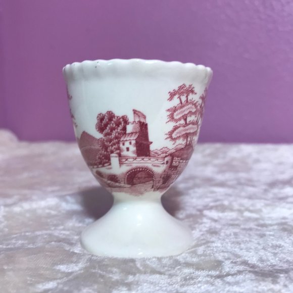 Spode Tower of England Vintage Egg Cup EUC Floral Print Collectible Home Easter - Picture 3 of 7